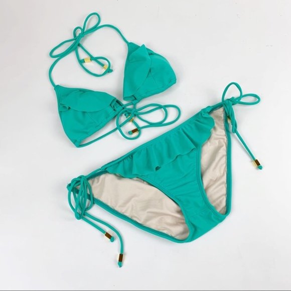 shoshanna ruffle bikini